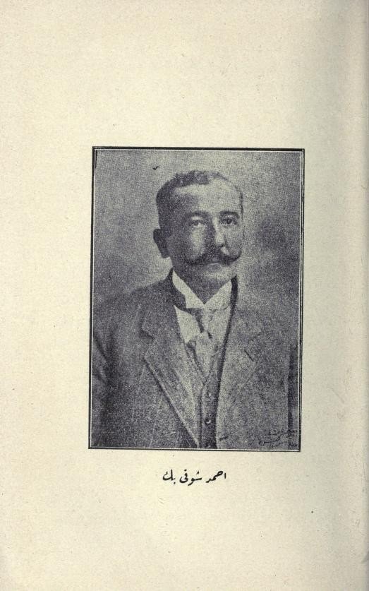 صورة الشاعر أحمد شوقي — أمير الشعراء